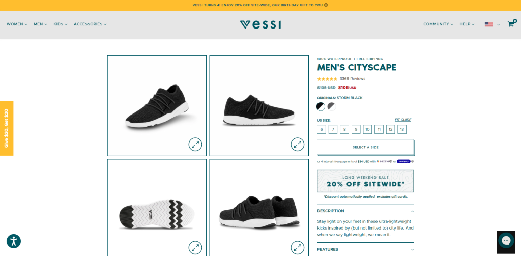 Vessi running shoes