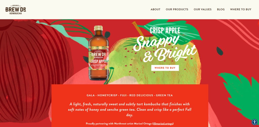 Brew Dr kombucha product page