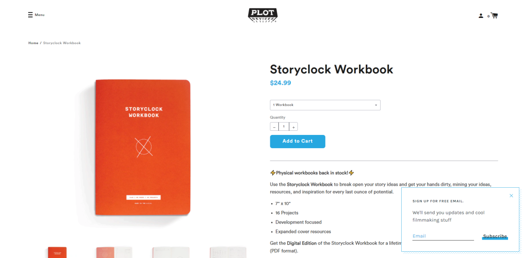Plot Devices notebook product page