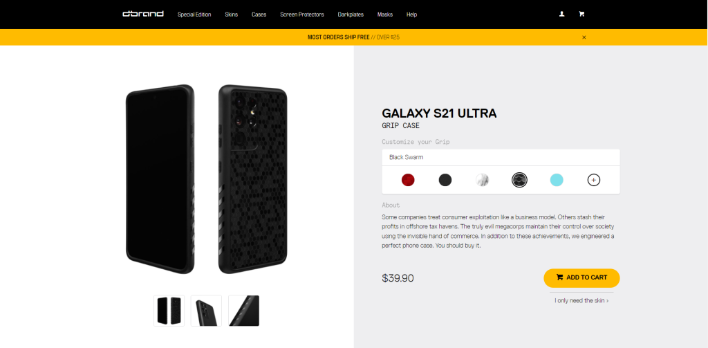 Dbrand phone case