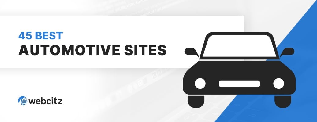 45 Best Automotive Websites Image