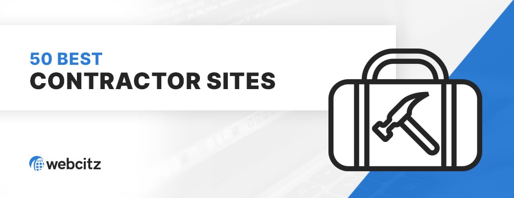 50 Best Contractor Websites Image