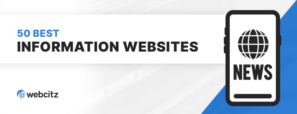 50 Best Information Websites Image