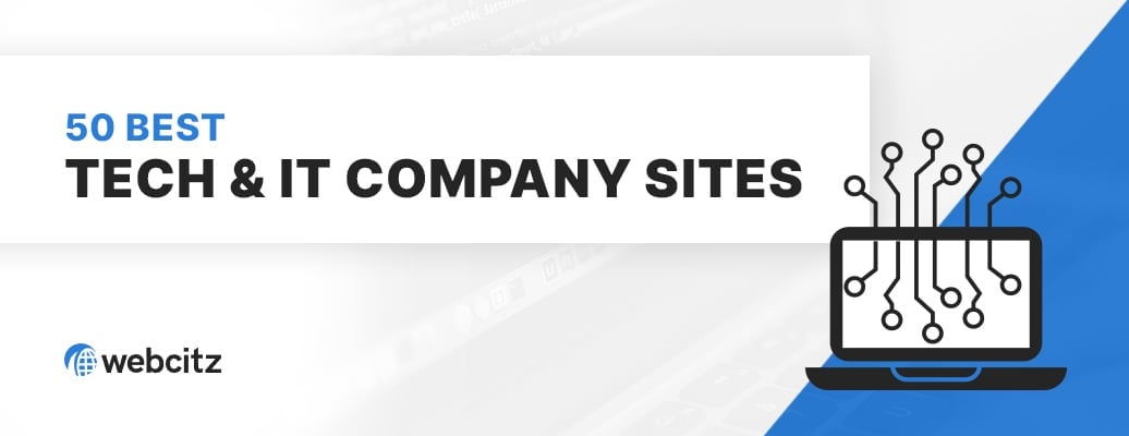 50 Best Tech & IT Company Websites Image
