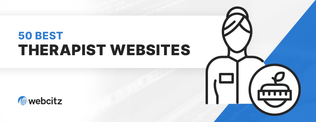 50 Best Therapist Websites Image