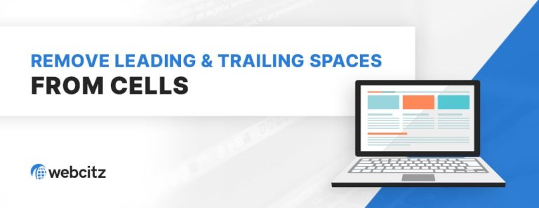 Open Office Remove Leading & Trailing Spaces From Cells