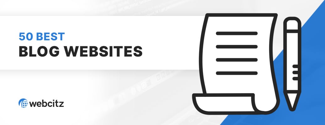 50 Best Blog Websites Image